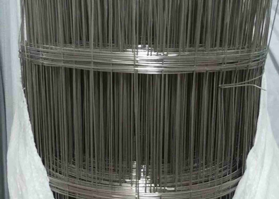 ISO Rectangle Hole Ss Welded Wire Mesh 4" X 2" Opening 0.105" Diameter