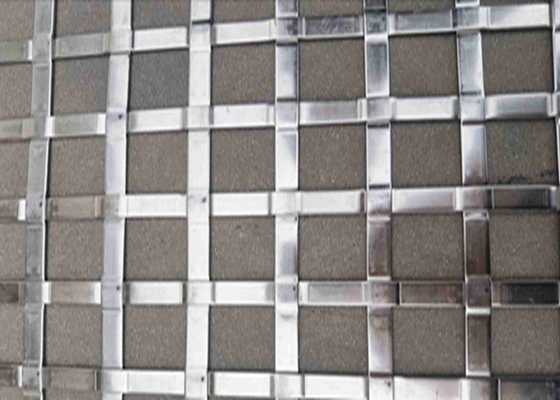 27 میلی متر سوراخ 10 میلی متر X 1.5 میلی متر مش فلزی تخت بافته شده SS304 ظاهر زیبا