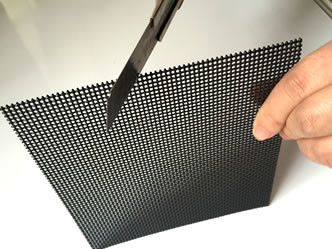 Knife Proof Window Screen Mesh Stainless Steel Powder Coated 0.035
