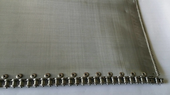فیلترال بالا و معکوس پارچه سیم نطفه هلندی 304 316 فولاد ضد زنگ 130 × 32 / 0.2 × 0.4