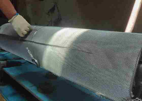 توری امنیتی استیل ضد زنگ ضد حشرات گرید 316 استاندارد طول 30 متر