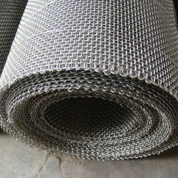 Tec Sieve Crimped Stainless Steel Wire Mesh Woven SS316 برای معادن و معادن