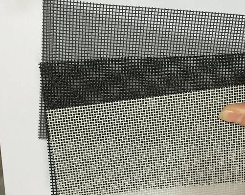 Window Mesh Stainless Steel Security Screen PVC Coated Flat Surface Multi - Sizes