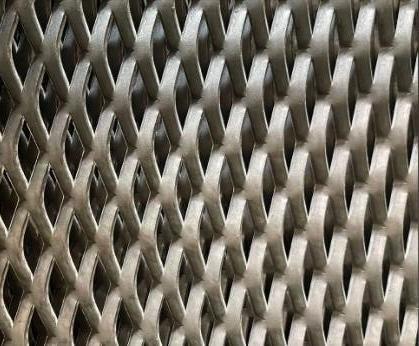 ورق فلزی مشبک آلومینیومی منبسط تزئینی ضد خوردگی عملکرد آسان