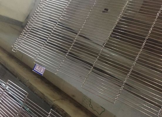 تسمه نقاله سیم تک حلقه 1 میلی متر تا 3 میلی متر برای تسمه نردبان سیم پردازش مواد غذایی