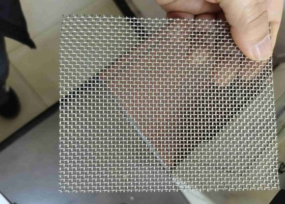 فیلتر صفحه نمایش مش فولادی ضد زنگ Twill Weave 316