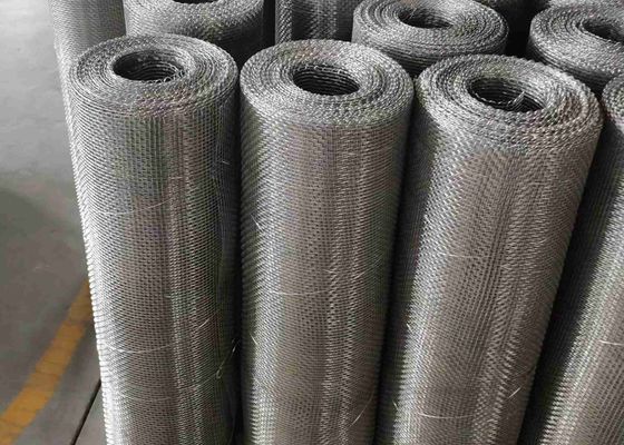 مربع سوراخ SS Wired Wire Wire Mesh 18x18 Mesh Selvage Edge
