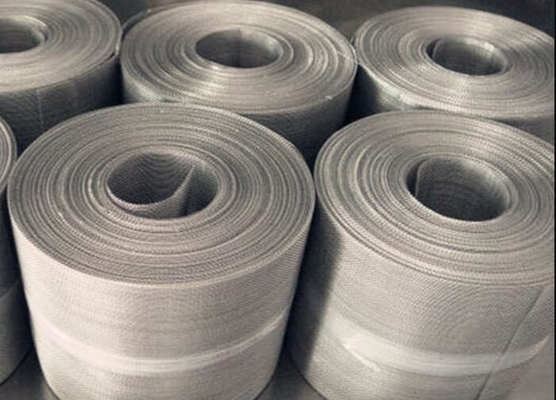 پارچه سیمی هلندی 14 x 88 بسیار ظریف با مش سیم هلندی 30 متری فولاد ضد زنگ